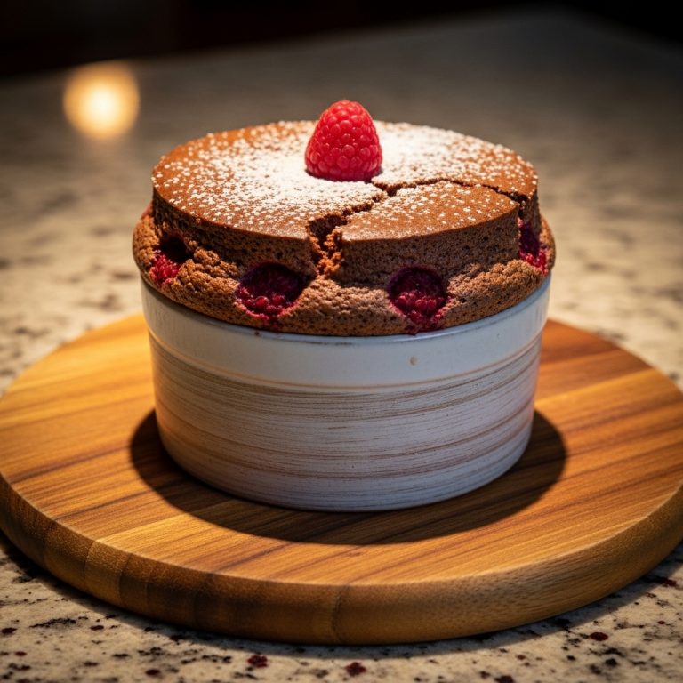 Chocolate Raspberry Soufflé